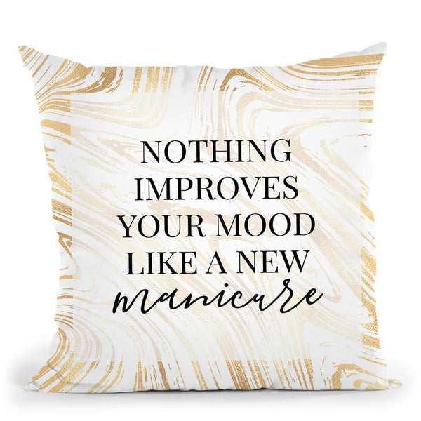 Nothing Improves Your Mood Throw Pillow By Little Pitti