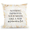 Nothing Improves Your Mood Throw Pillow By Little Pitti