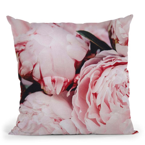 Peonies Ii Throw Pillow By Little Pitti