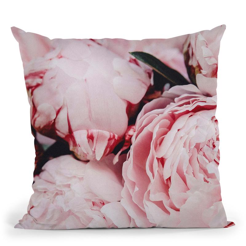 Peonies Ii Throw Pillow By Little Pitti