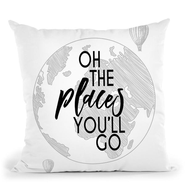Places Throw Pillow By Little Pitti