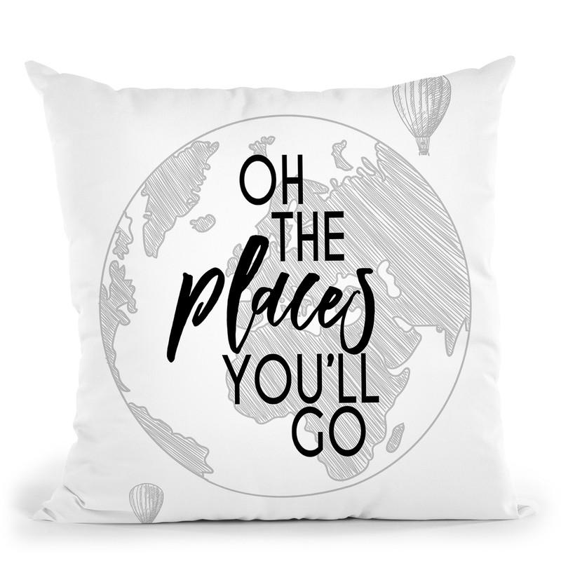 Places Throw Pillow By Little Pitti
