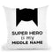 Super Hero Throw Pillow By Little Pitti