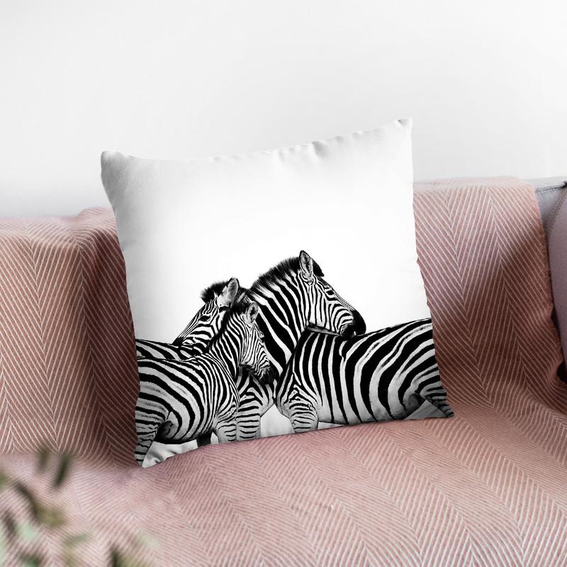 Zebras Throw Pillow By Little Pitti