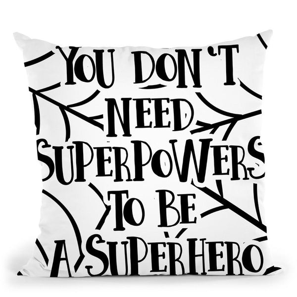 Super Powers Throw Pillow By Little Pitti