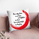The Only Time Throw Pillow By Little Pitti