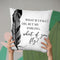 What If I Fall Throw Pillow By Little Pitti