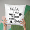 Cat Fur Is Just Part Of The Decor In This House Throw Pillow By Little Pitti
