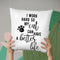 I Work Hard So My Cat Can Have A Better Life Throw Pillow By Little Pitti