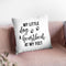 My Little Dog A Heartbeat At My Feet Throw Pillow By Little Pitti