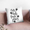 Our Kids Have Paws Throw Pillow By Little Pitti