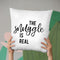 The Snuggle Is Real Throw Pillow By Little Pitti