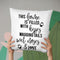 This Home Is Filled With Kisses Wagging Tails Wet Noses And Love Throw Pillow By Little Pitti