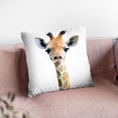 Baby Giraffe Throw Pillow By Little Pitti