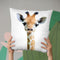 Baby Giraffe Throw Pillow By Little Pitti