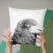 Camel Bw Throw Pillow By Little Pitti