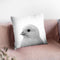 Chick Bw Throw Pillow By Little Pitti