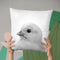 Chick Bw Throw Pillow By Little Pitti