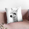 Lama Bw Throw Pillow By Little Pitti