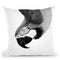 Parrot2 Bw Throw Pillow By Little Pitti