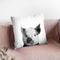 Piglet Bw Throw Pillow By Little Pitti