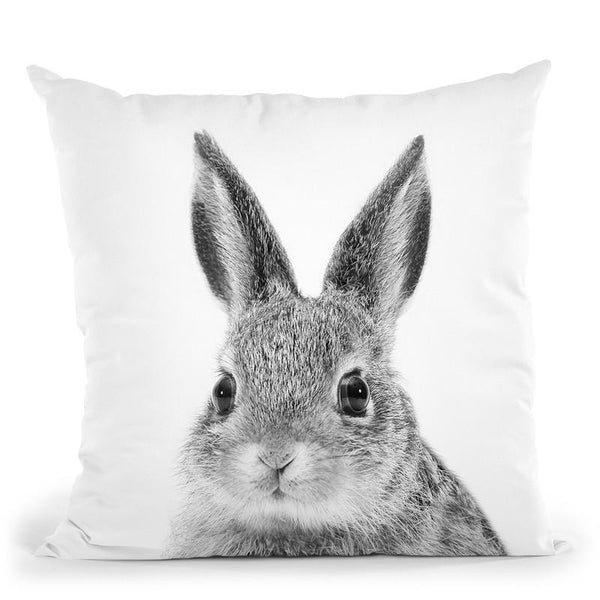 Rabbit B Throw Pillow By Little Pitti