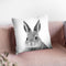 Rabbit B Throw Pillow By Little Pitti