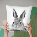 Rabbit B Throw Pillow By Little Pitti