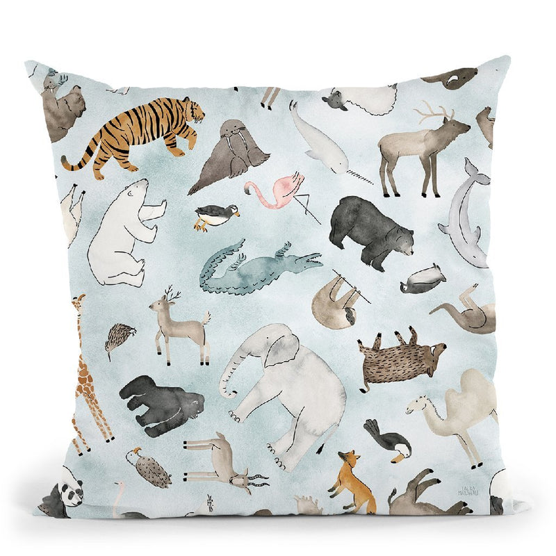 World Traveler Pattern Xv Throw Pillow By Laura Marshall