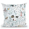 World Traveler Pattern Vi Throw Pillow By Laura Marshall