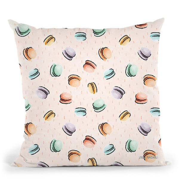 Sweet Paris Pattern Ii Throw Pillow By Laura Marshall