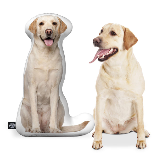 Custom Labrador Retriever Shaped Dog Pillow