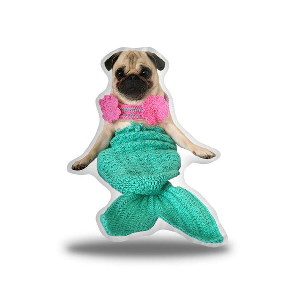 Lou Lou Mermaid Throw Pillow