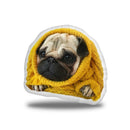 Lou Lou Oversized Yellow Sweater Throw Pillow