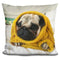 Lou Lou Oversized Yellow Sweateruare Throw Pillow