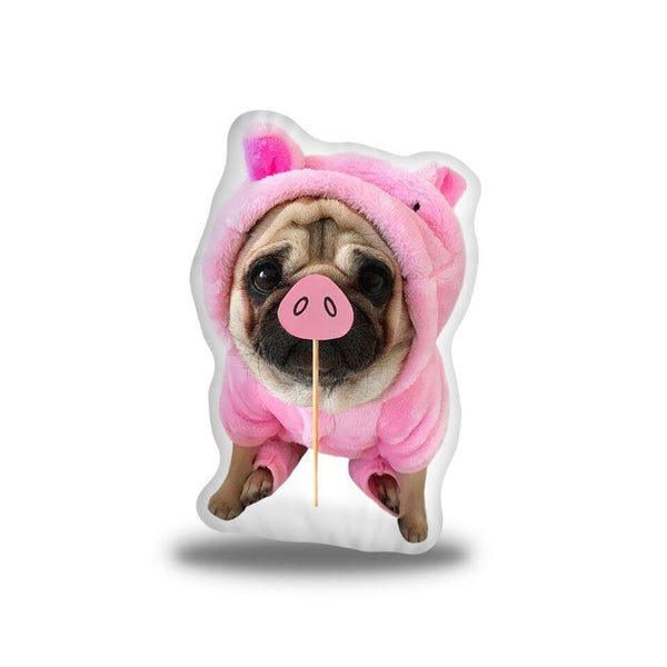 Lou Lou Piggy Throw Pillow