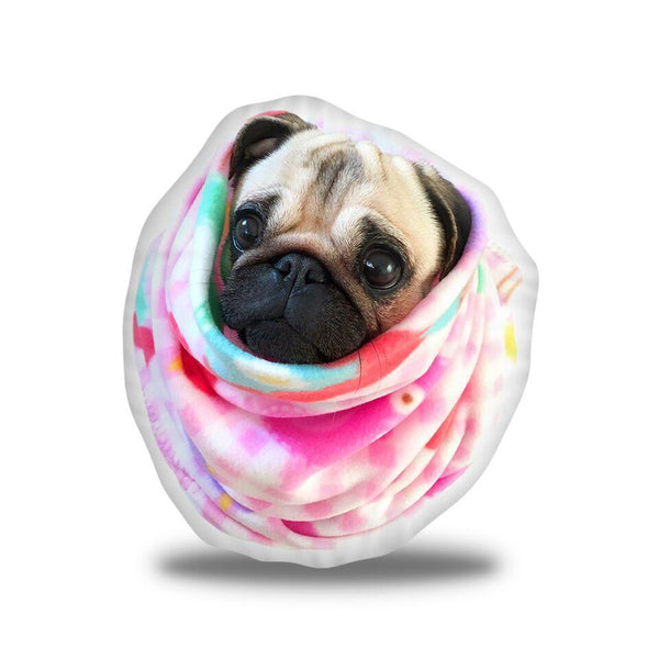Lou Lou Tie Dye Snuggle Bug Throw Pillow