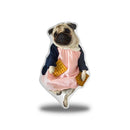 Lou Lou Waffle Girl Throw Pillow