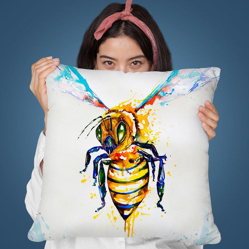 Colmena Throw Pillow By Marc Allante