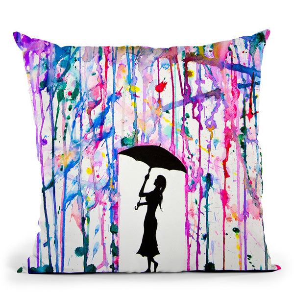 Deluge Throw Pillow By Marc Allante