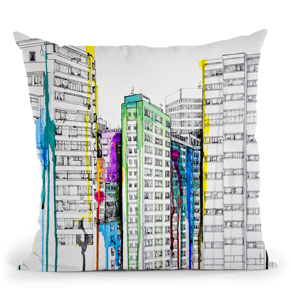 Hold Your Breath Throw Pillow By Marc Allante