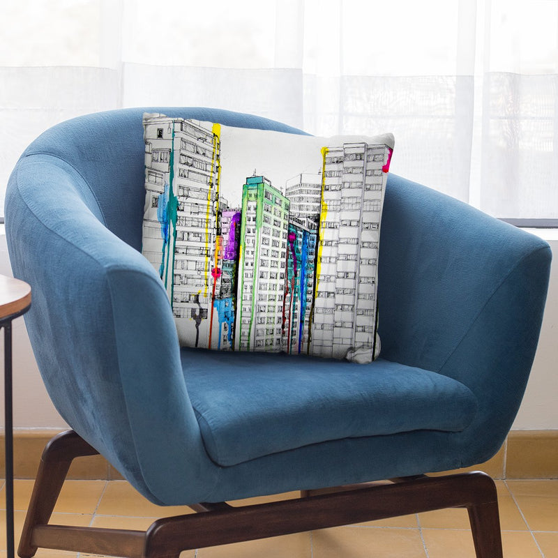 Hold Your Breath Throw Pillow By Marc Allante
