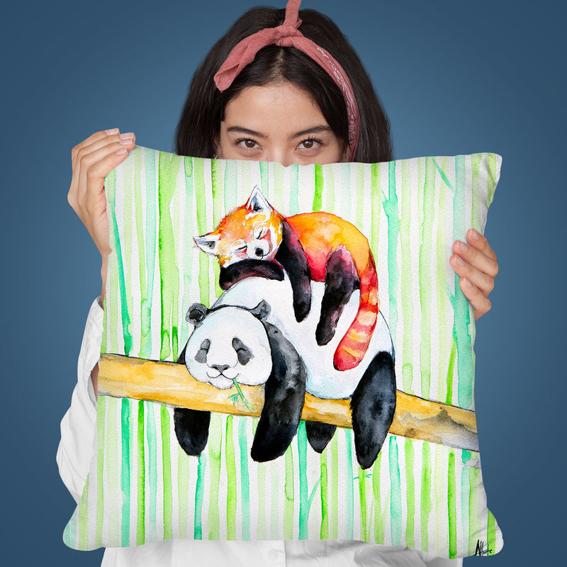 Lullaby Ma Throw Pillow By Marc Allante