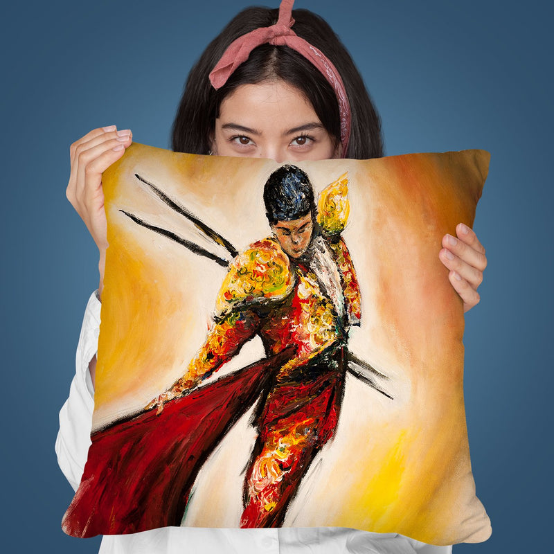 Matador Throw Pillow By Marc Allante