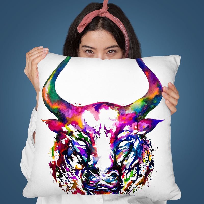Philosopher Throw Pillow By Marc Allante