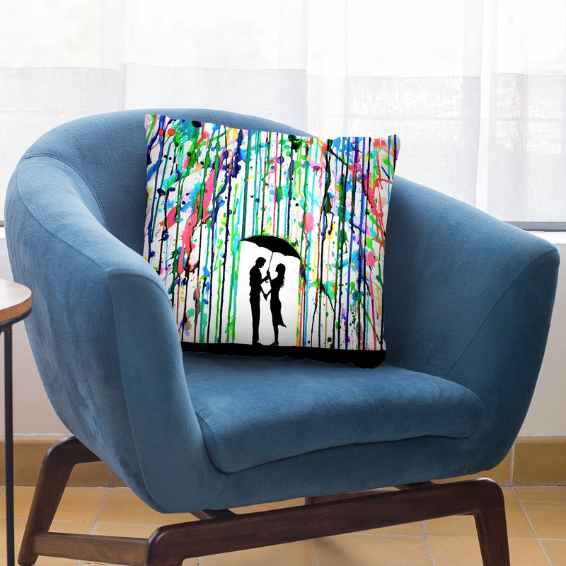 Pour Deux Throw Pillow By Marc Allante
