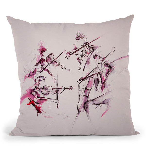 Quartet Throw Pillow By Marc Allante