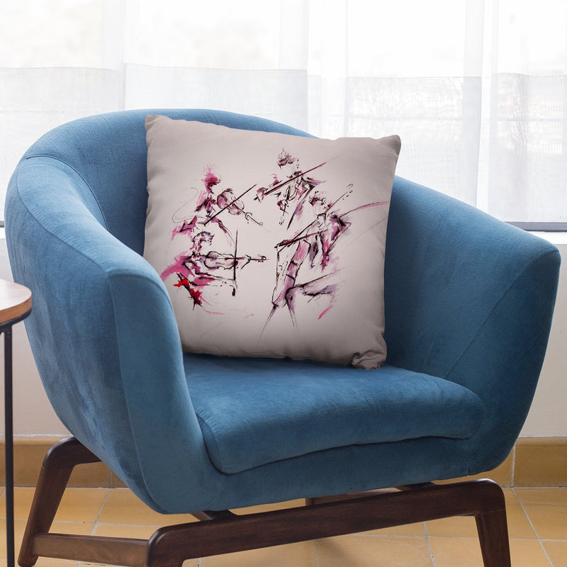 Quartet Throw Pillow By Marc Allante
