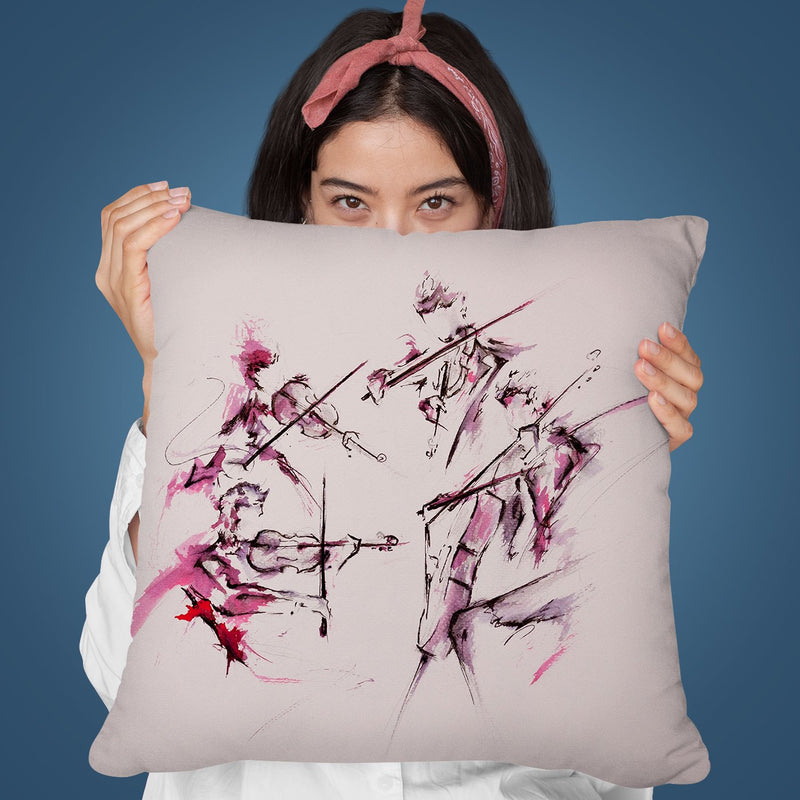Quartet Throw Pillow By Marc Allante