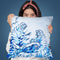 The Crashing Waves Throw Pillow By Marc Allante